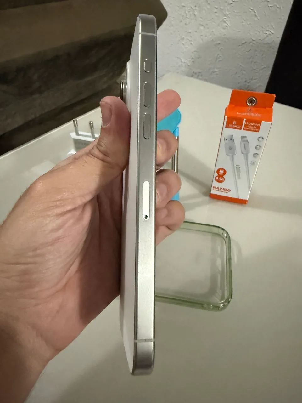 Iphone 15 pro max 256GB - aceito troca e cartão  - Foto 4
