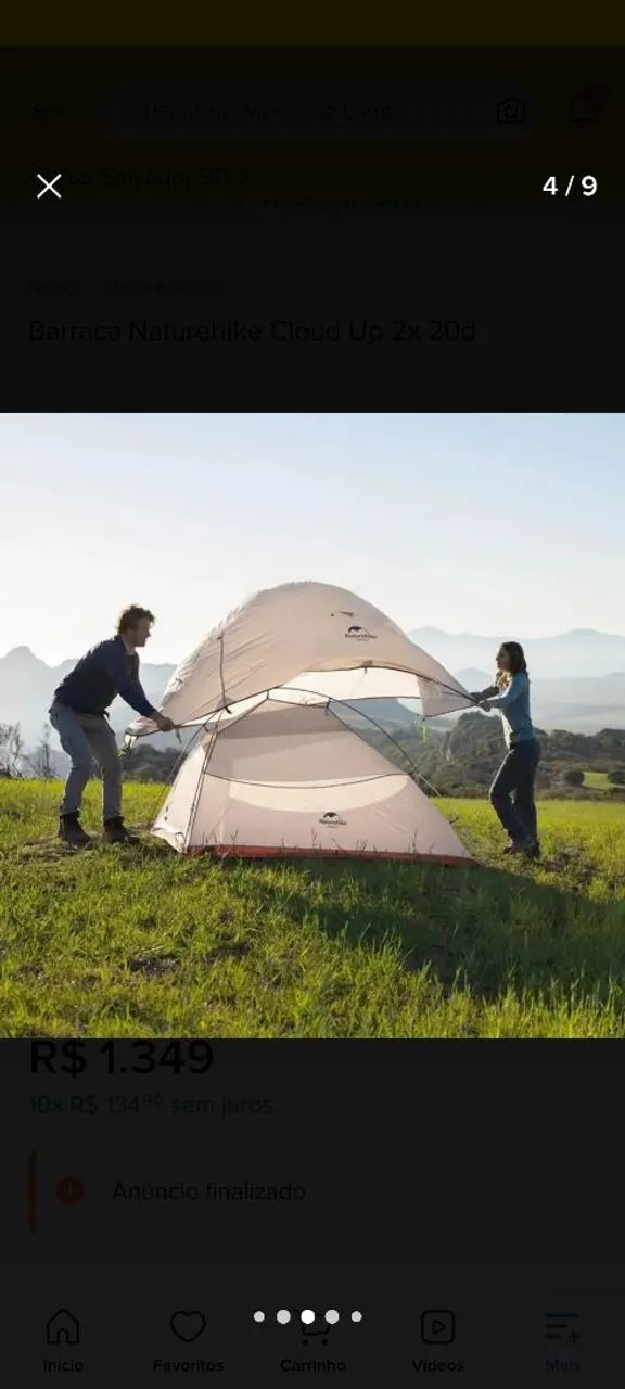 Barraca Naturehike Cloud Up 2x 20d - Foto 2