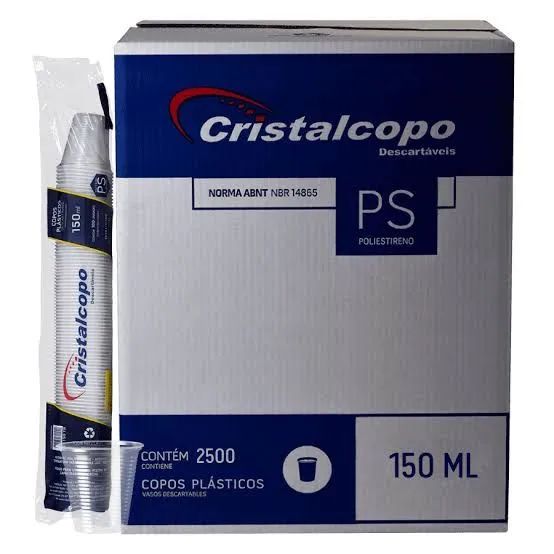 Copos descartáveis 180ml