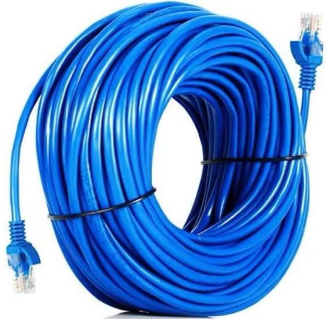 Cabo de Internet rede 100 metros crimpado pronto para uso - Foto 3