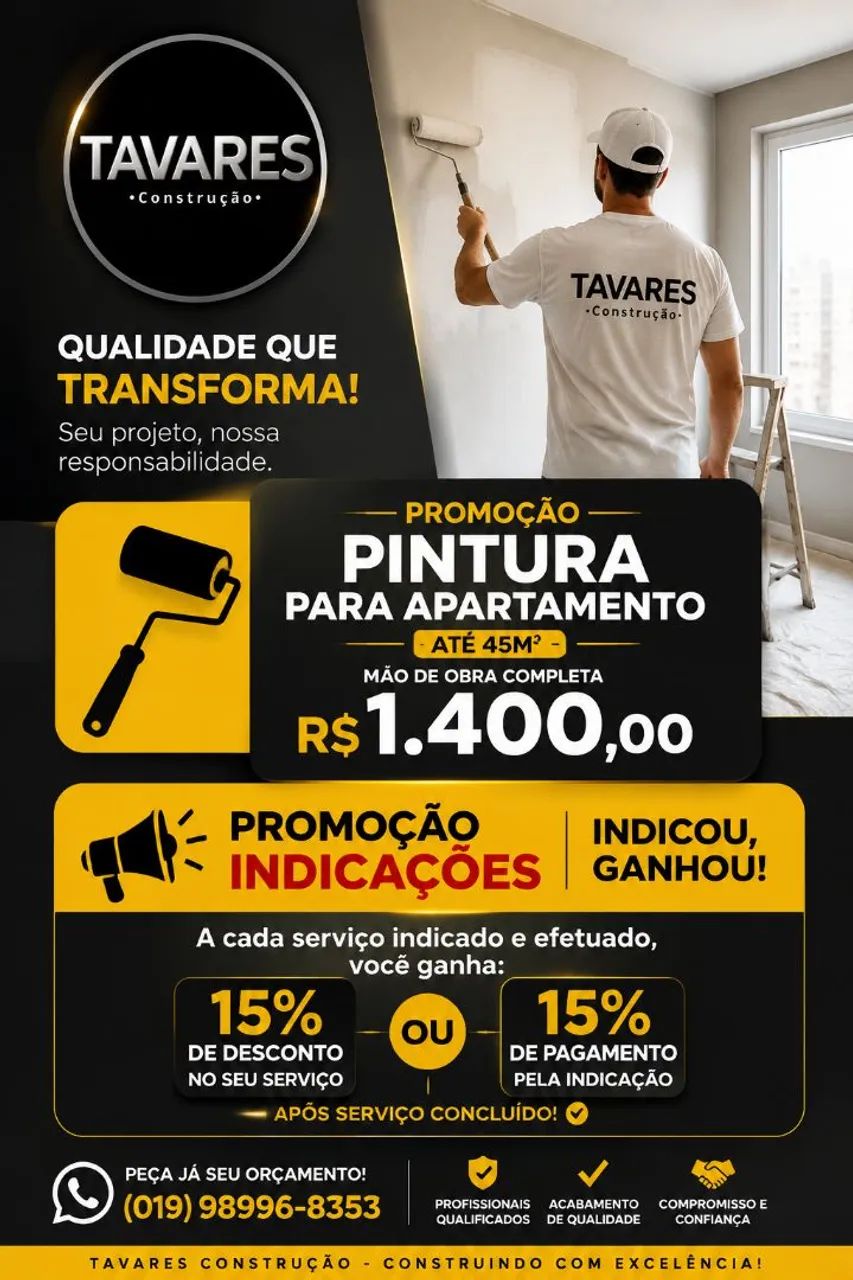 TAVARES CONSTRUÇÃO - PROMOÇÃO RENOVA APÊ 