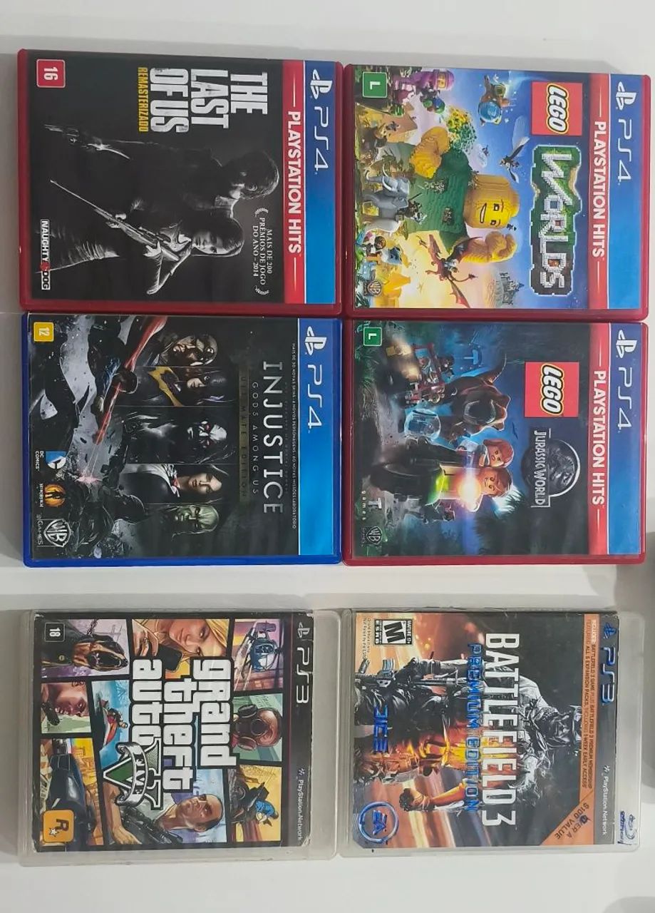 Jogos PS4 e PS3