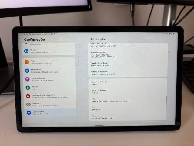  Tablet Lenovo Tab P11 Plus 64 Gb 4 Gb De Ram - Foto 4