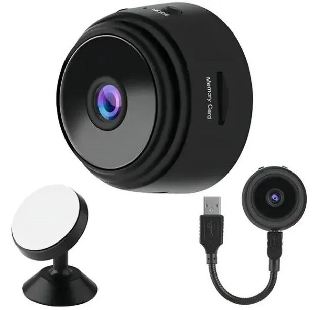 Micro Câmera De Segurança Wifi  Escondida