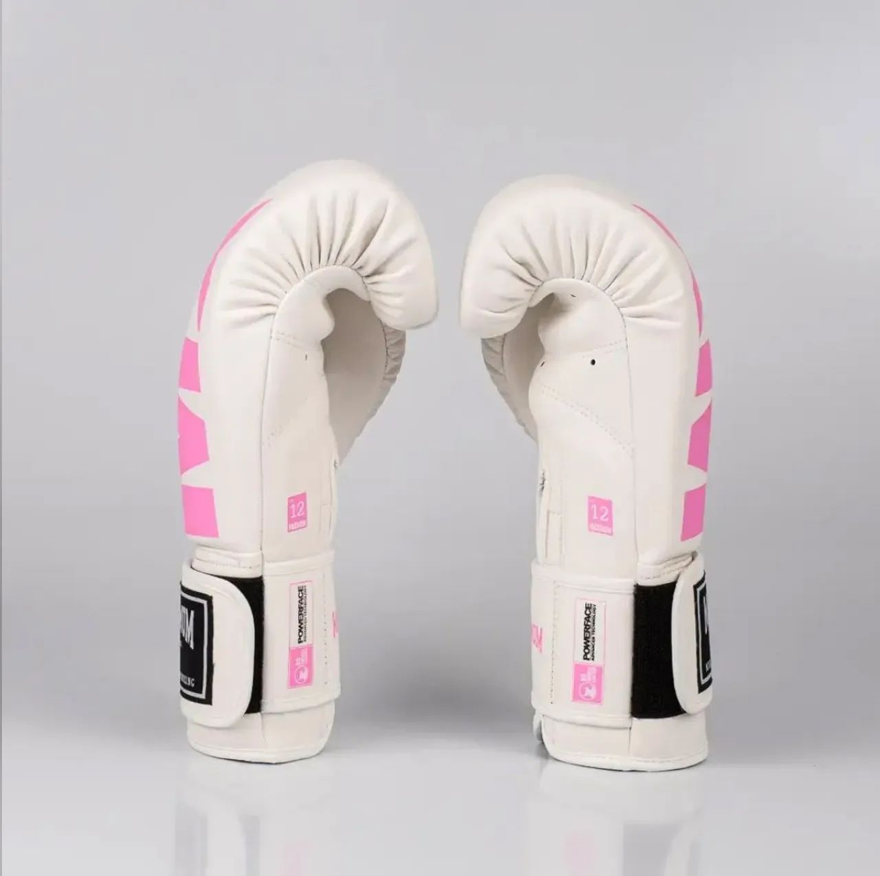 Luva De Muay Thai E Boxe Mxm White/pink - Maximum - Foto 3