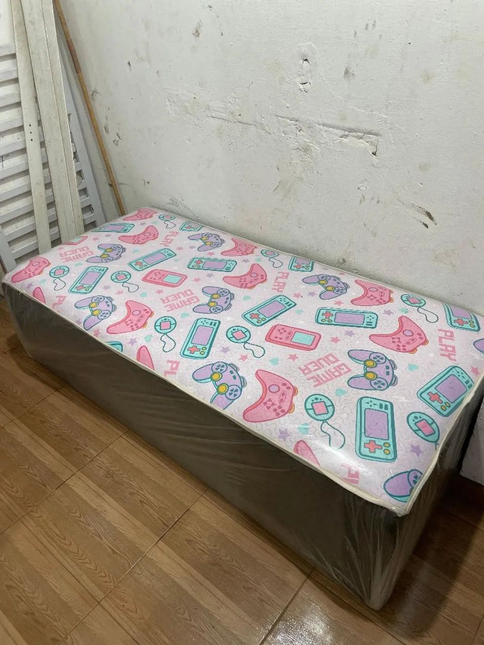 CAMA BOX SOLTEIRO ESPUMA  - Foto 5