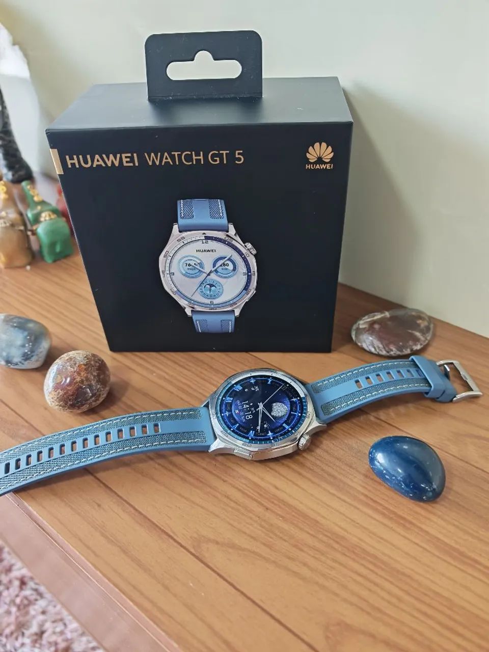正*幸様 HUAWEI WATCH GT 5 本体 ブルー Huawei watch GT 5 - Smartwatches - Lindóia, Curitiba 1519059526 | OLX