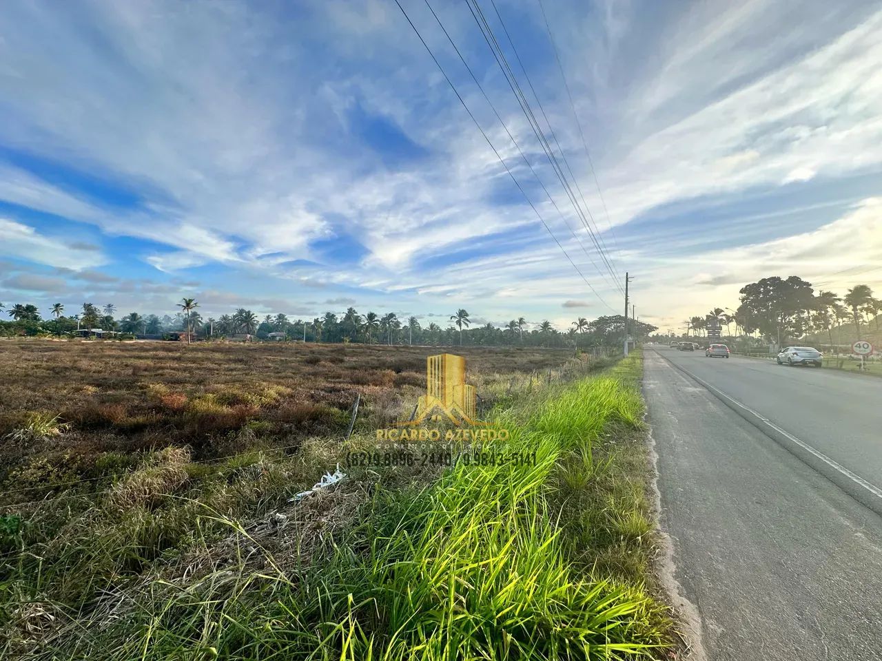 Área beira-mar para locação. São quase 32.000m² (100x319), totalmente plana - Foto 2