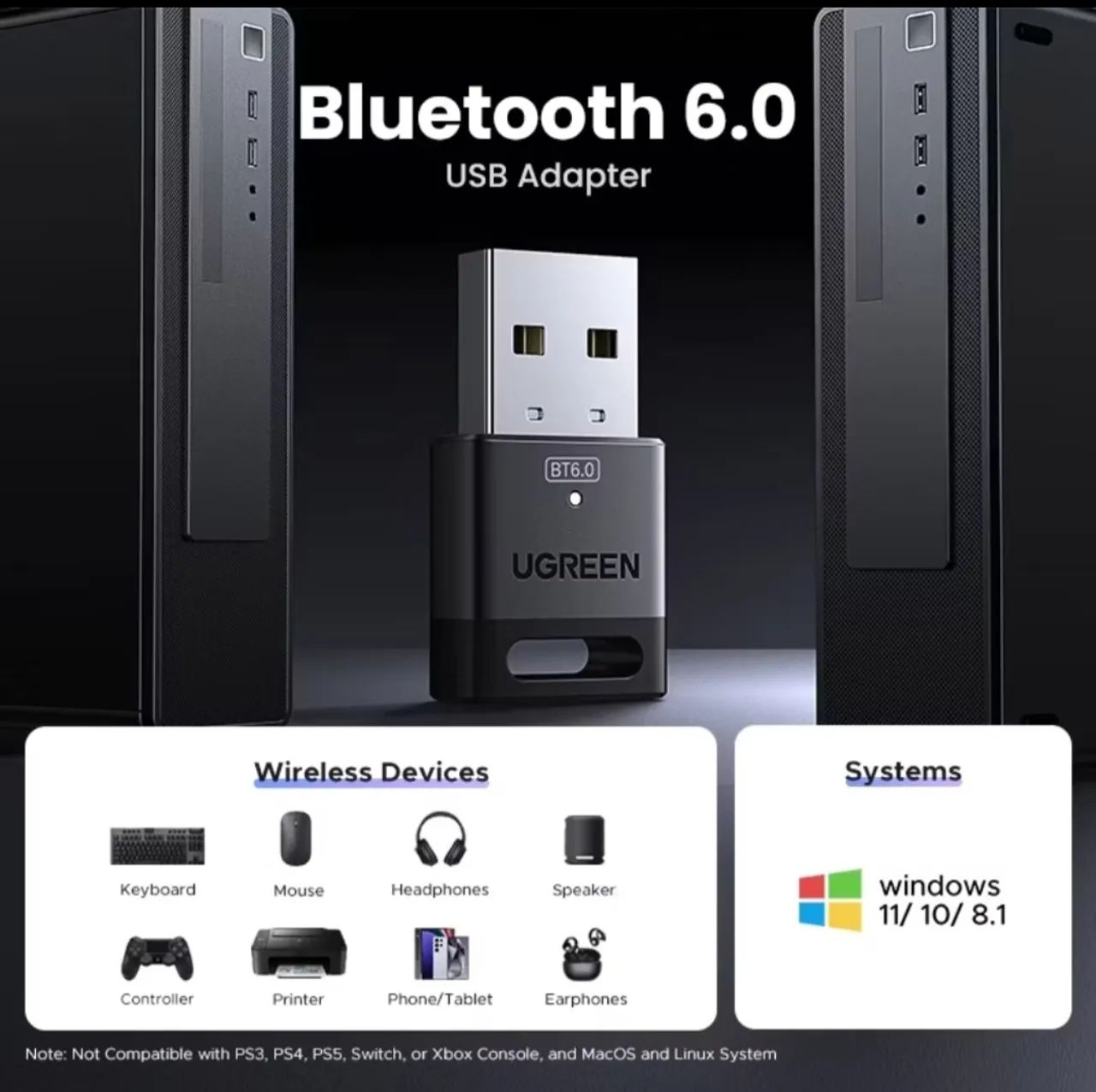 Bluetooth 6.0 UGREEN - Foto 3