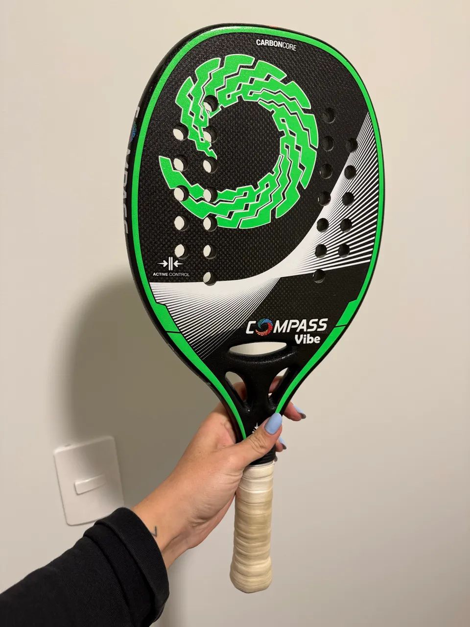 Raquete de beach tennis Compass Vibe - 3k