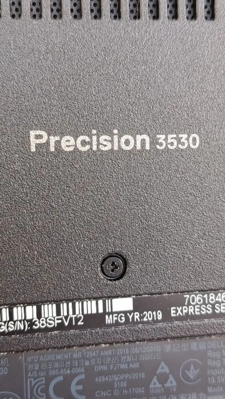 Notebook gamer Dell Precision 3530 i7 6/12 - Foto 4
