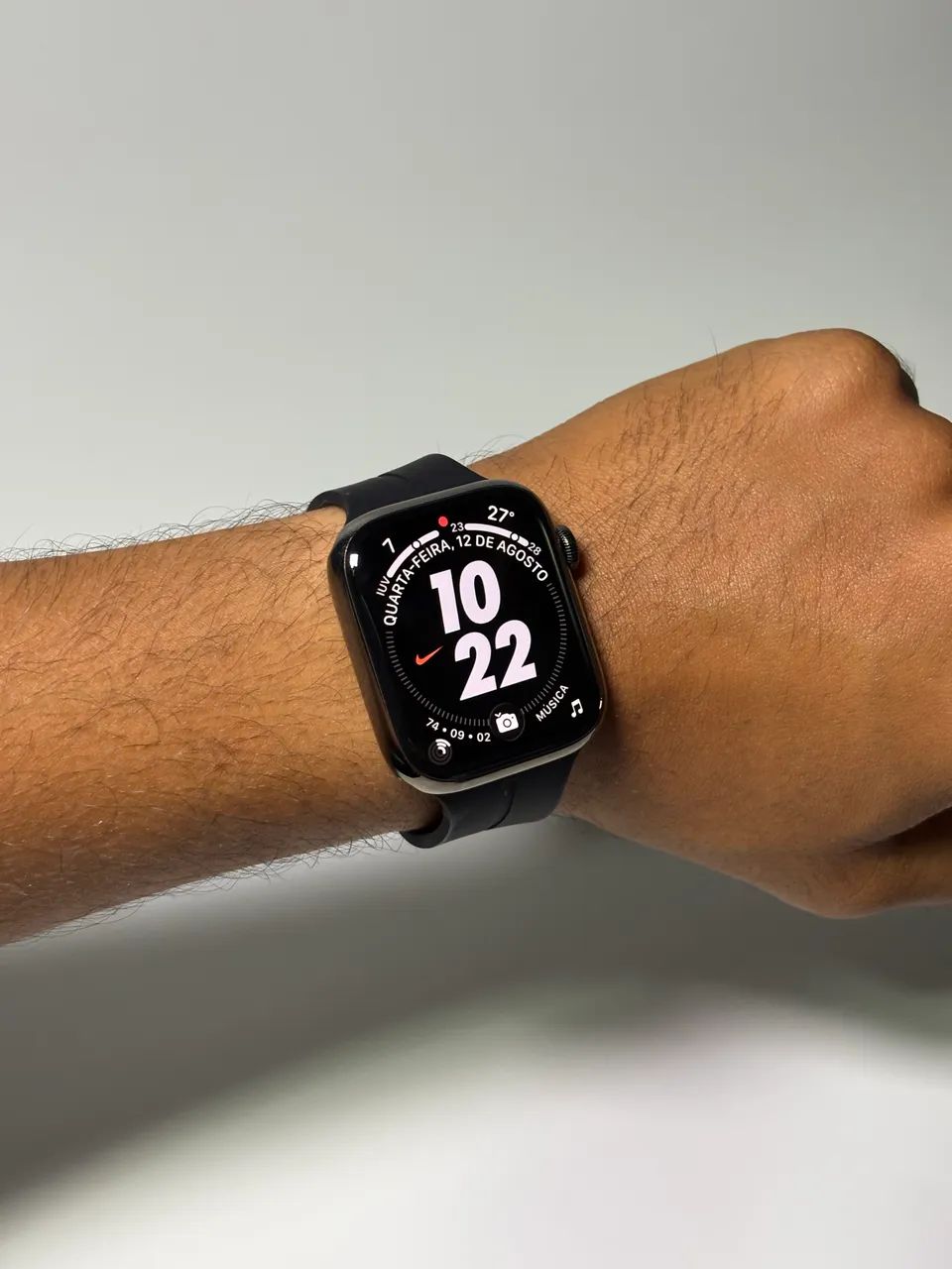 Apple Watch Série 7 45mm Aço inoxidável 