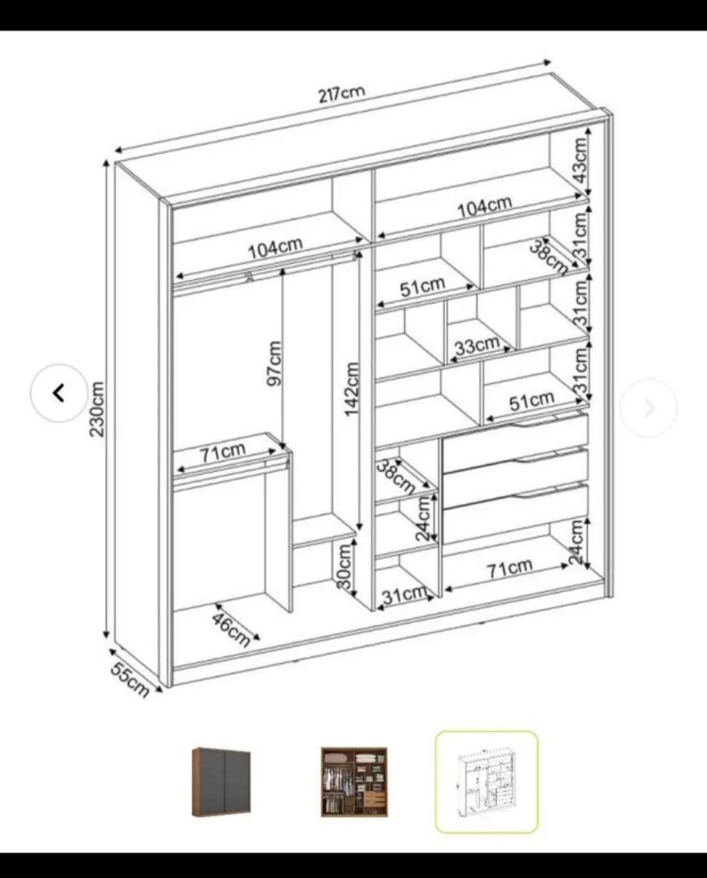Guarda roupa Belga demartez  - Foto 5