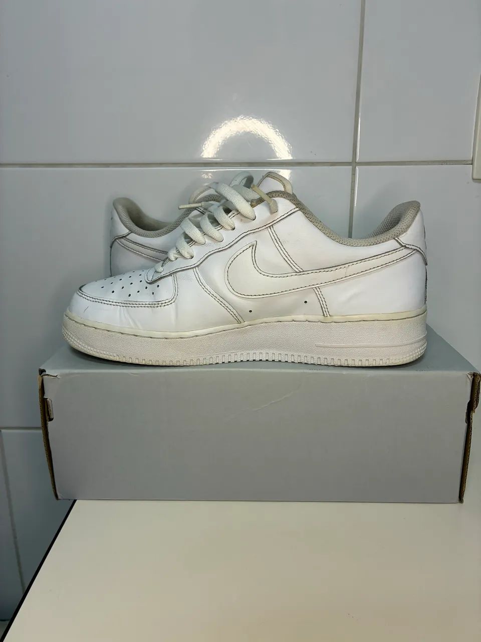 Tênis Nike Air Force 1 White - Foto 2