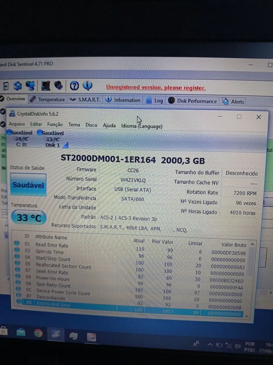 Hd 2tb seagate Barracuda cftv dvr nvr cpu  - Foto 3