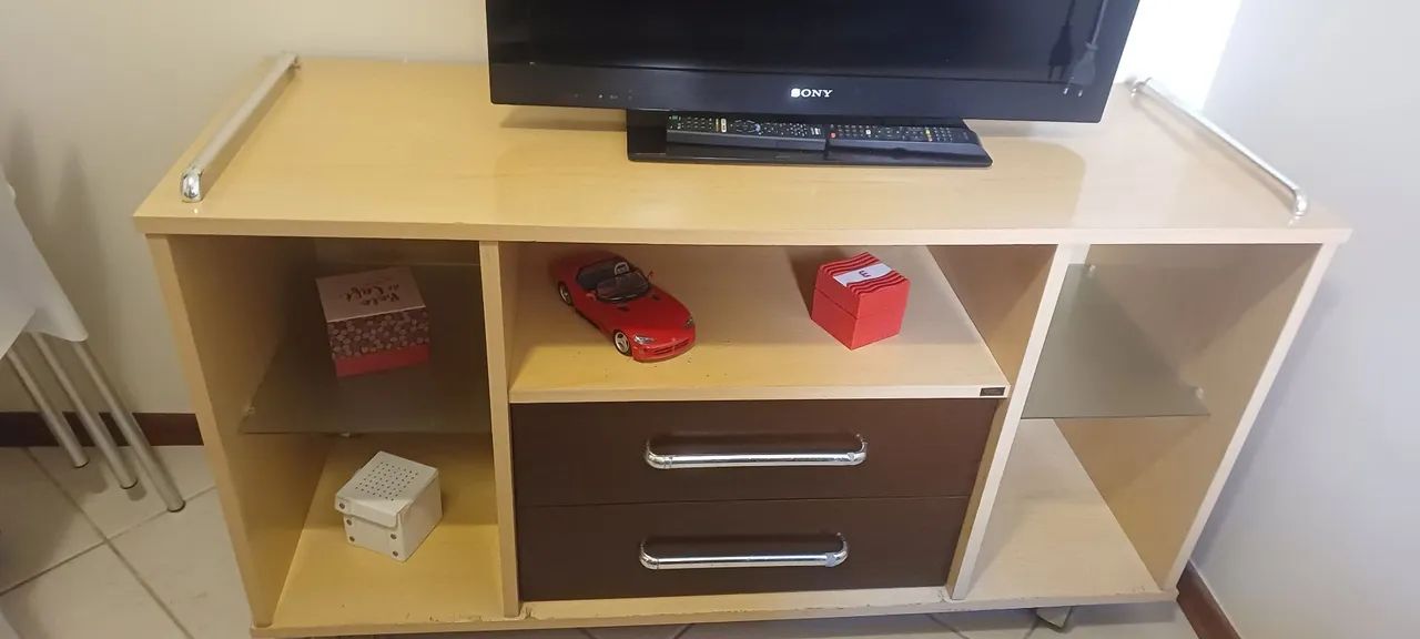 RACK PARA TV COM RODÍZIOS - Foto 3