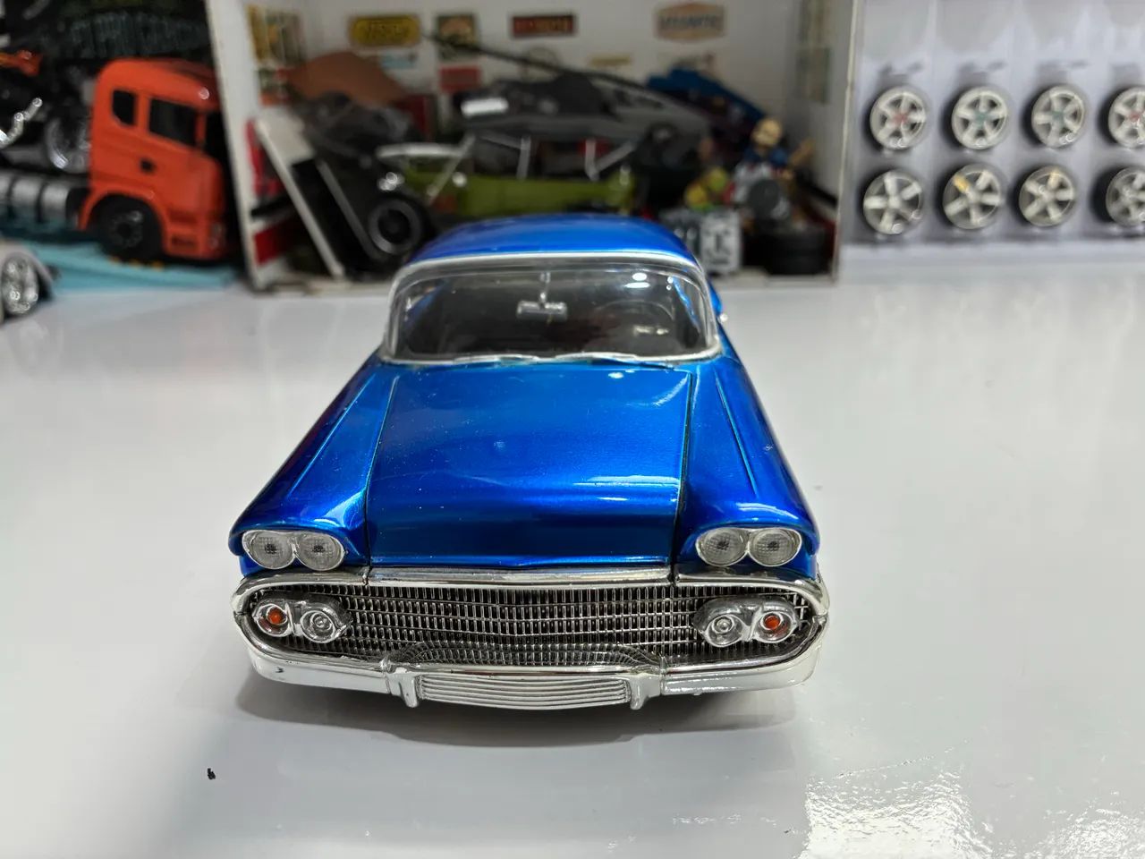 Miniatura Impala 58 azulão  - Foto 4