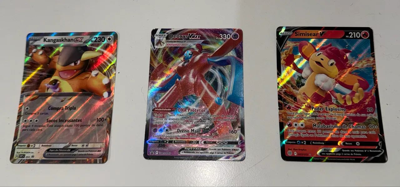 Vendo cartas Pokémon originais 