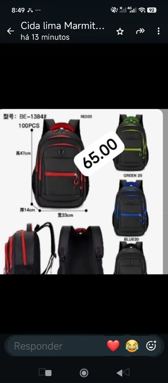 Bolsa impermeável perfeita 
