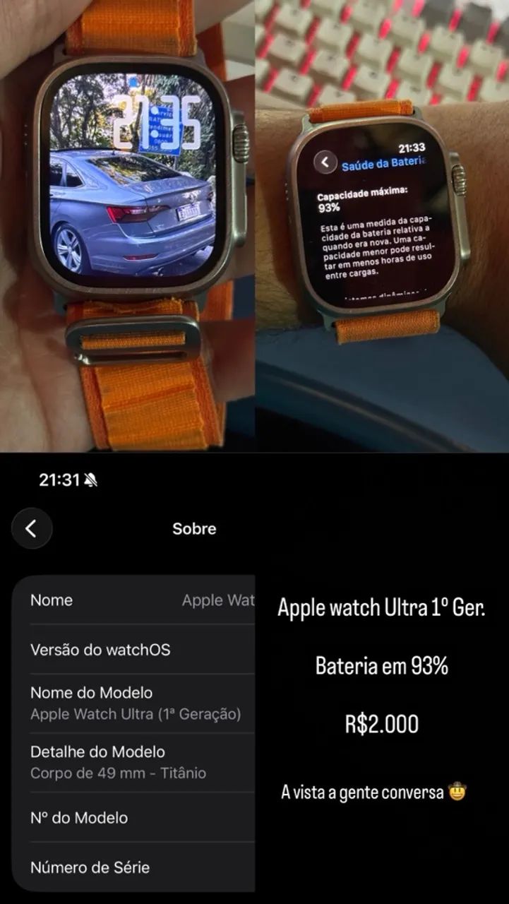 APPLE WATCH ULTRA 1º GER