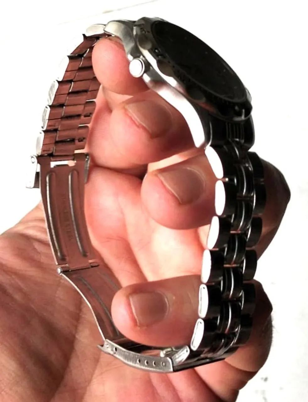 Relógio de Pulso Technos (Linha Skymaster) - Caixa e Pulseira de Aço - Usado - Foto 2