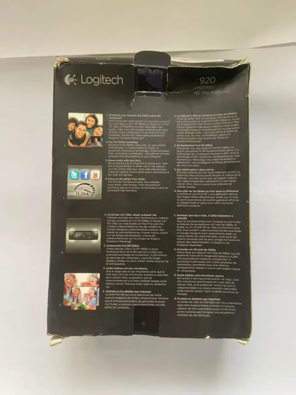 Webcam c920 Logitech Full HD - NOVA - Foto 4