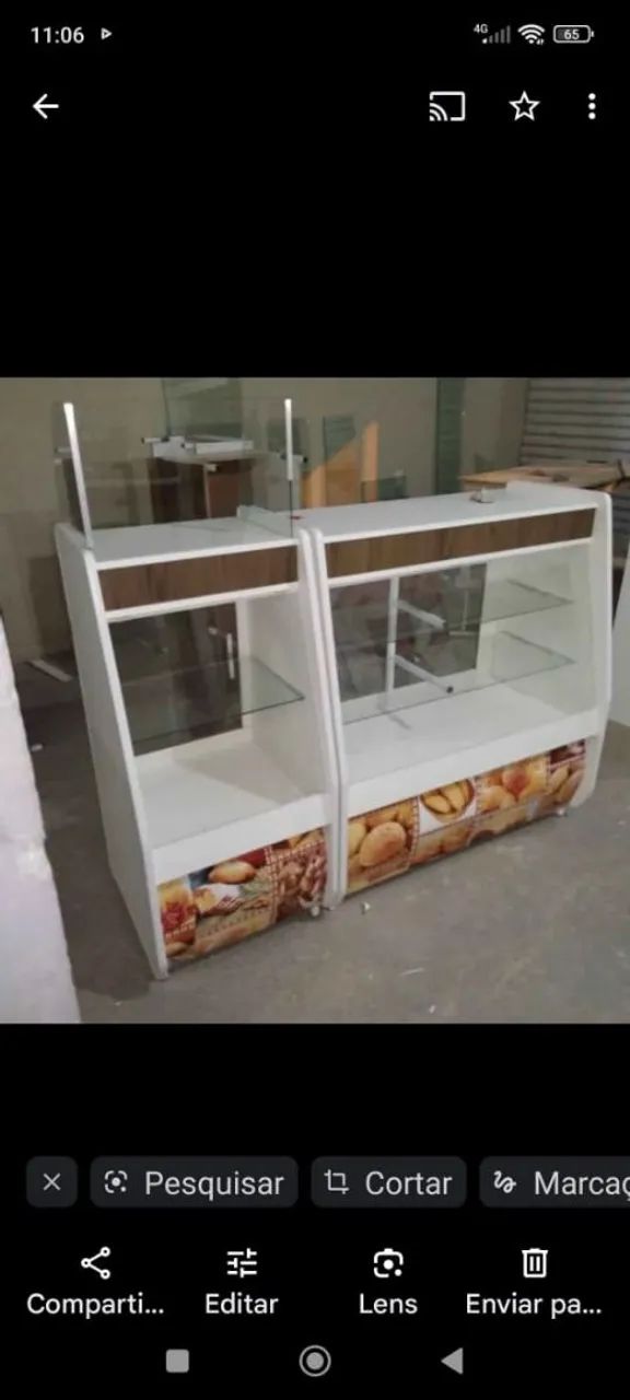 Balcões Espositor natural 