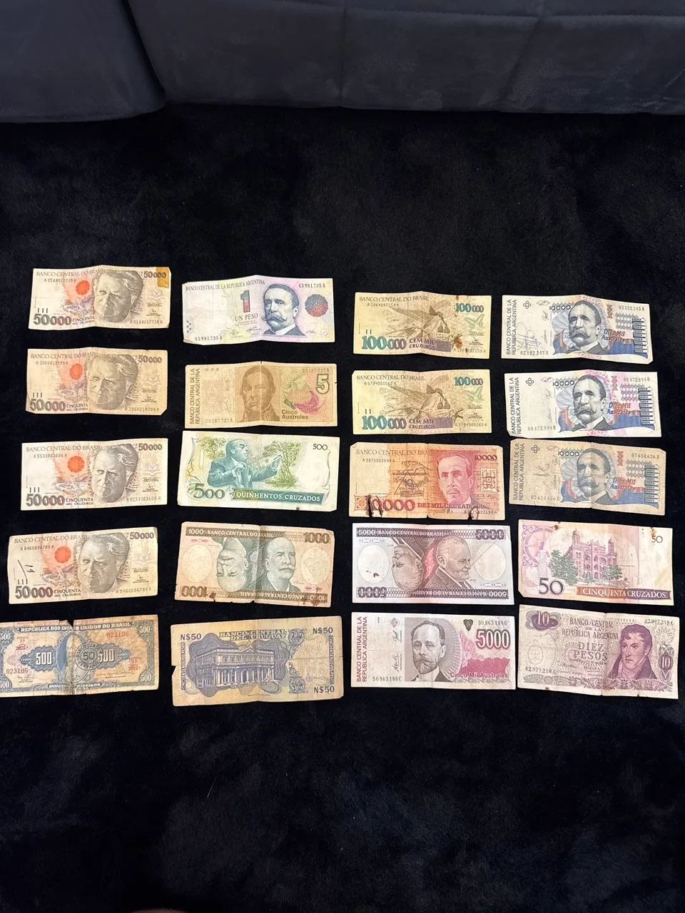 20 notas antigas a maioria em perfeito estado  - Foto 2