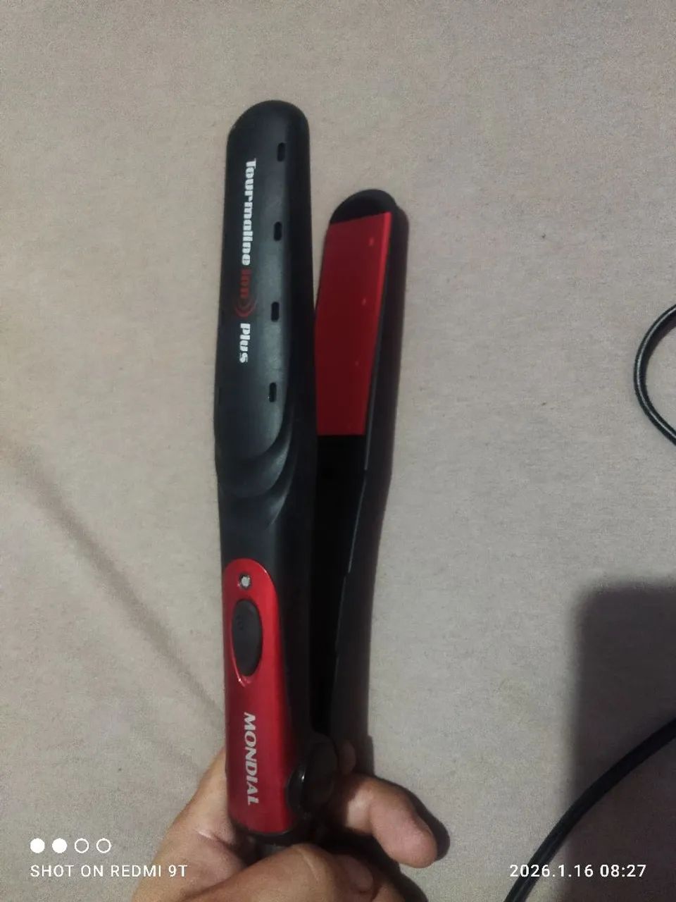 Prancha de cabelo tourmaline ion plus mondial - Foto 2