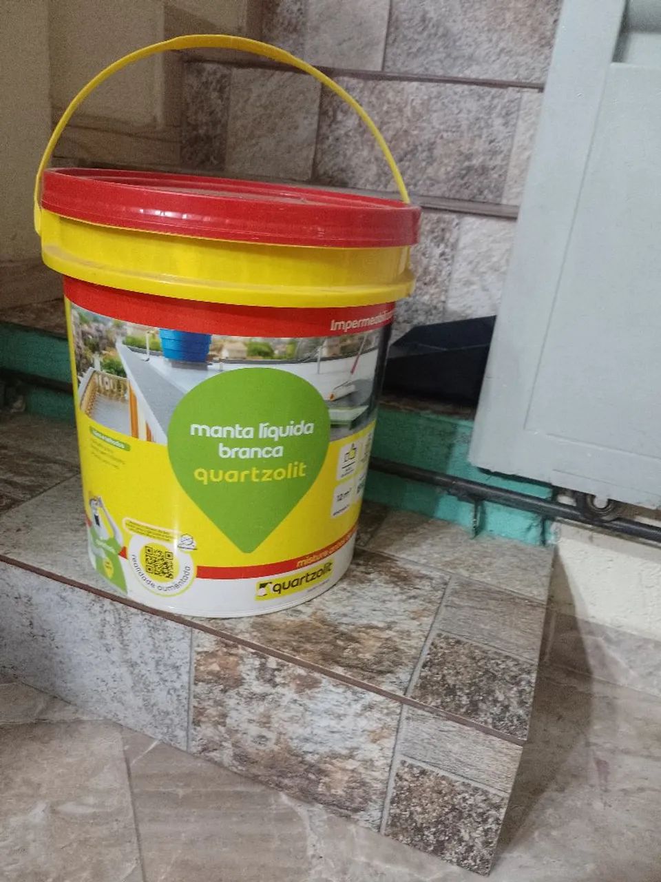 Manta líquida branca quartzolit 18KG