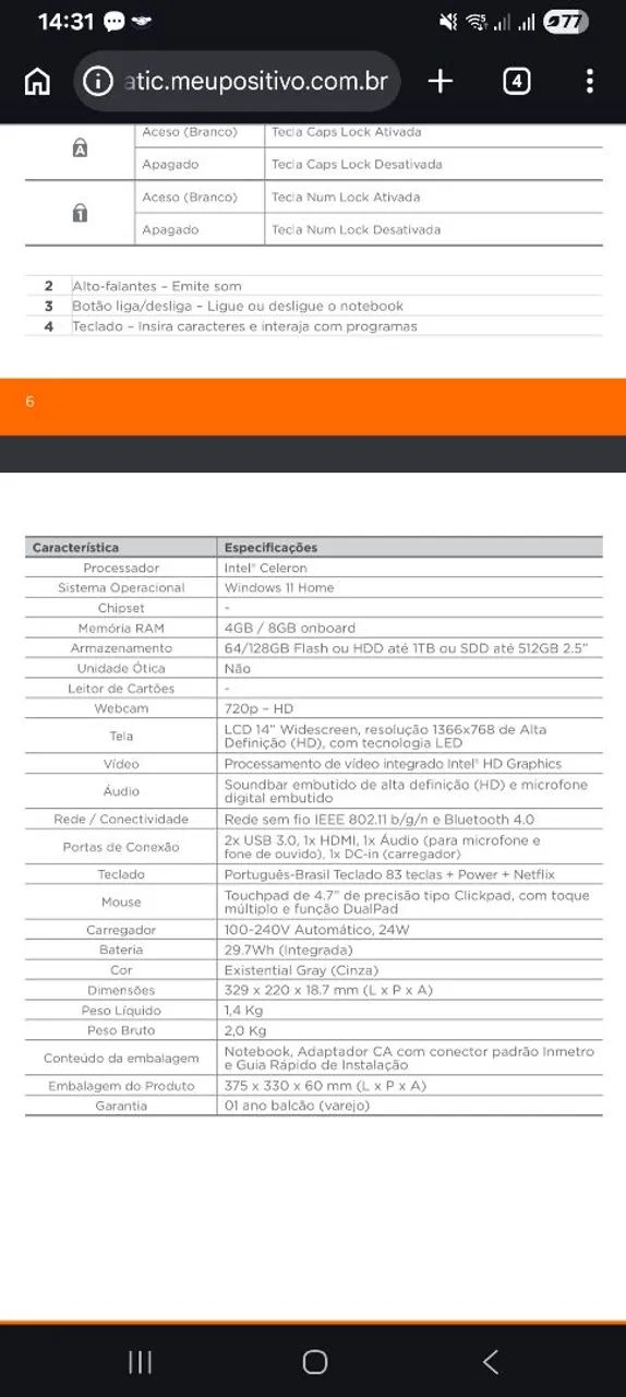 Notebook positivo - Foto 2