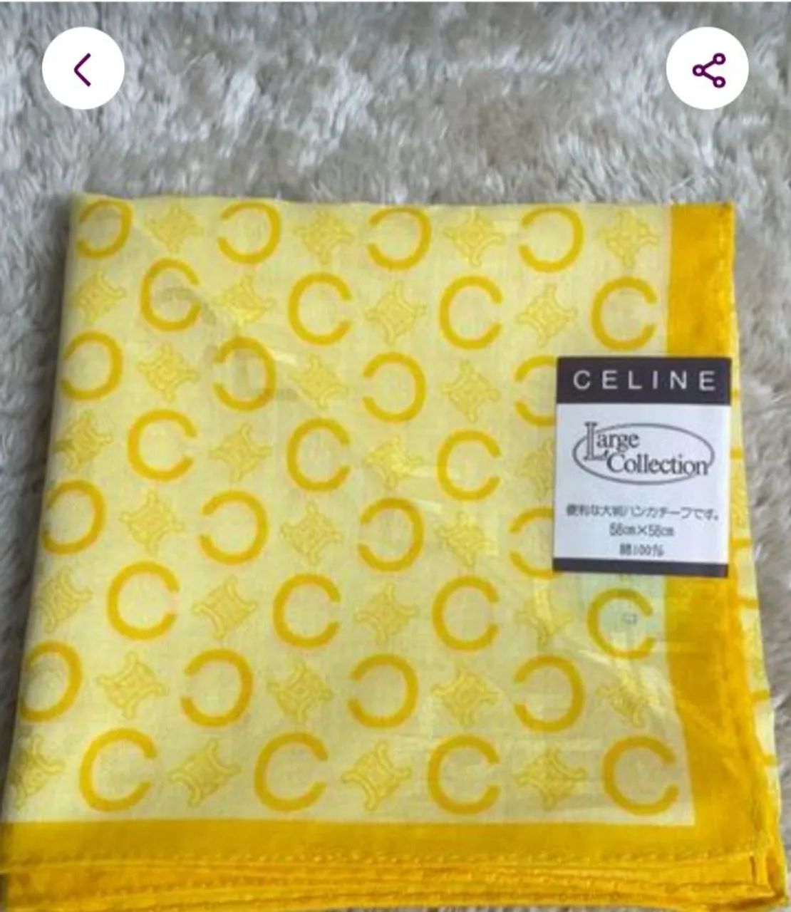 Lenço Celine original comprado no Japão com nf  - Foto 5