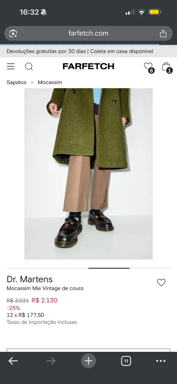 Mocassim dr martens 34  - Foto 2