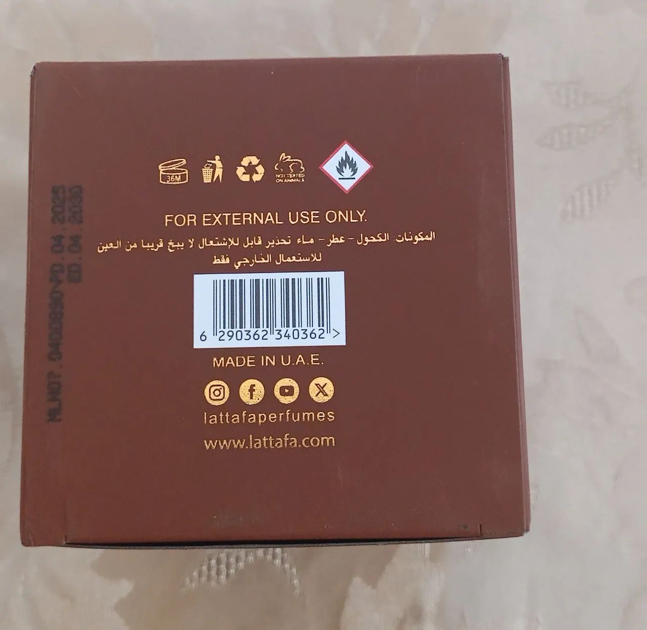Perfume Asad Bourbon masculino 100 ml  - Foto 5
