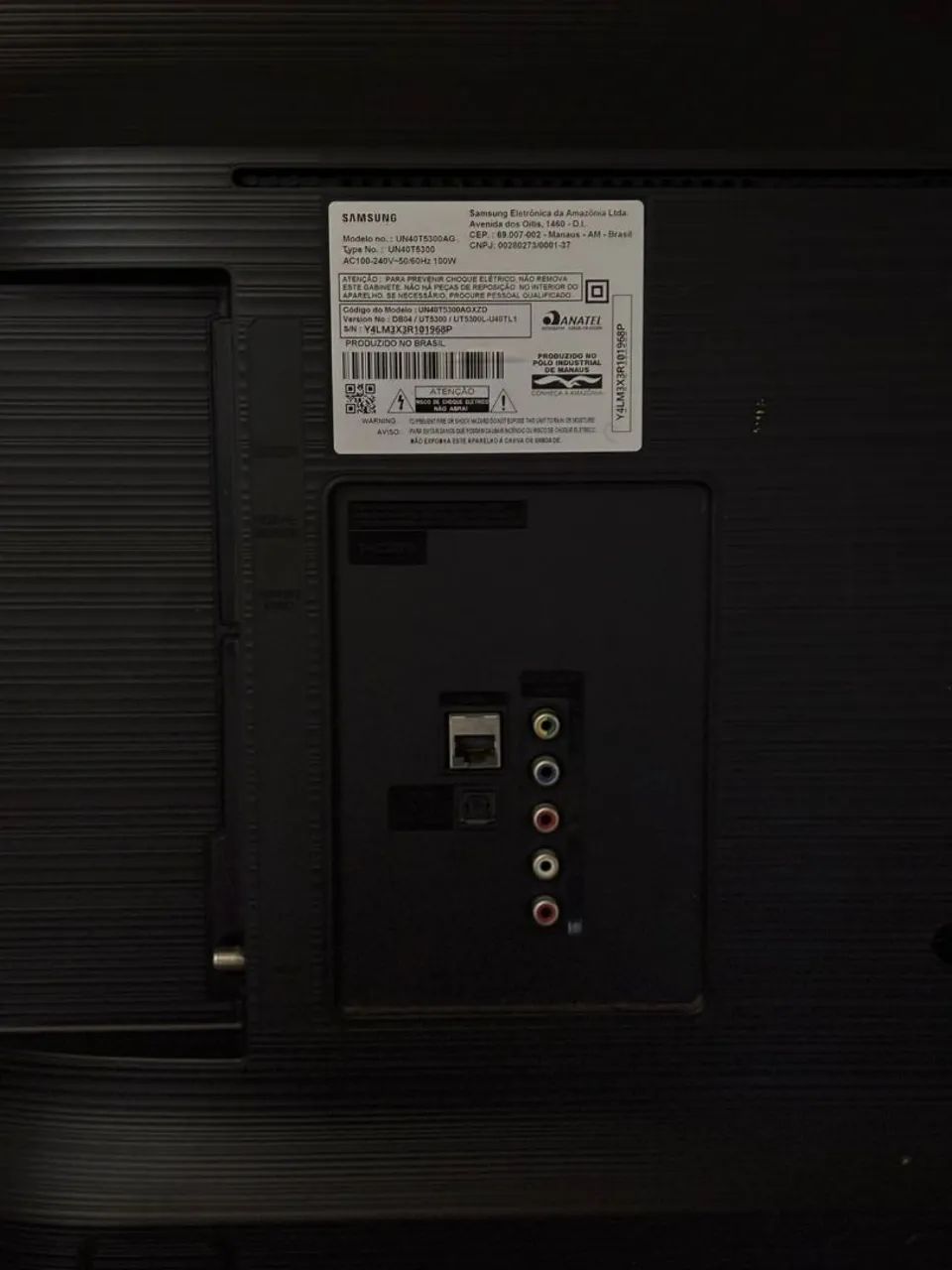 Tv Samsung Tizen 40 Polegadas, para retirada de peças. Display quebrado - Foto 5