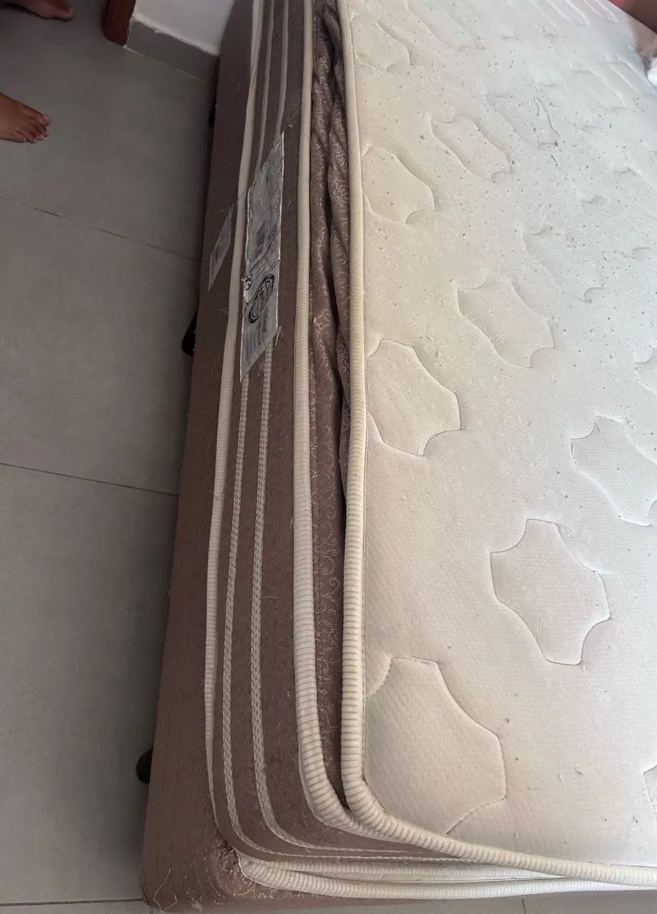 Vendo cama Box de casal. - Foto 3
