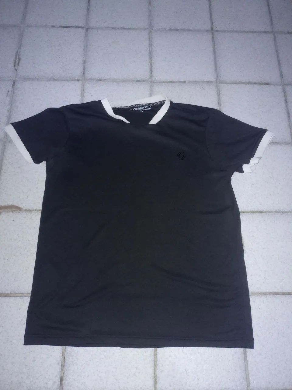 Camisa preta confortável 