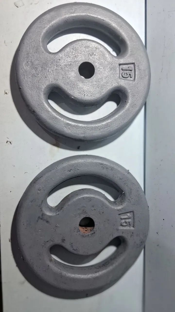Vende_se 2 anilhas de 15kg cada - Foto 3