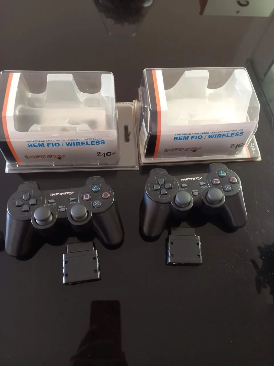 2 controle sem fio infinity PS2 - Foto 2