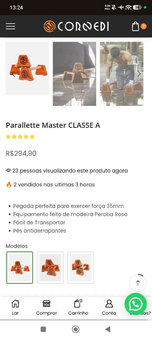 Parallette Master Classe A - Foto 5