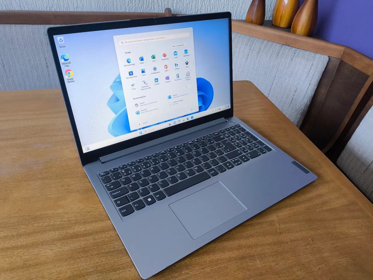 Notebook Lenovo ideapad 1, com SSD m2, Windows 11, tela de 15.6 polegadas, windows 11
