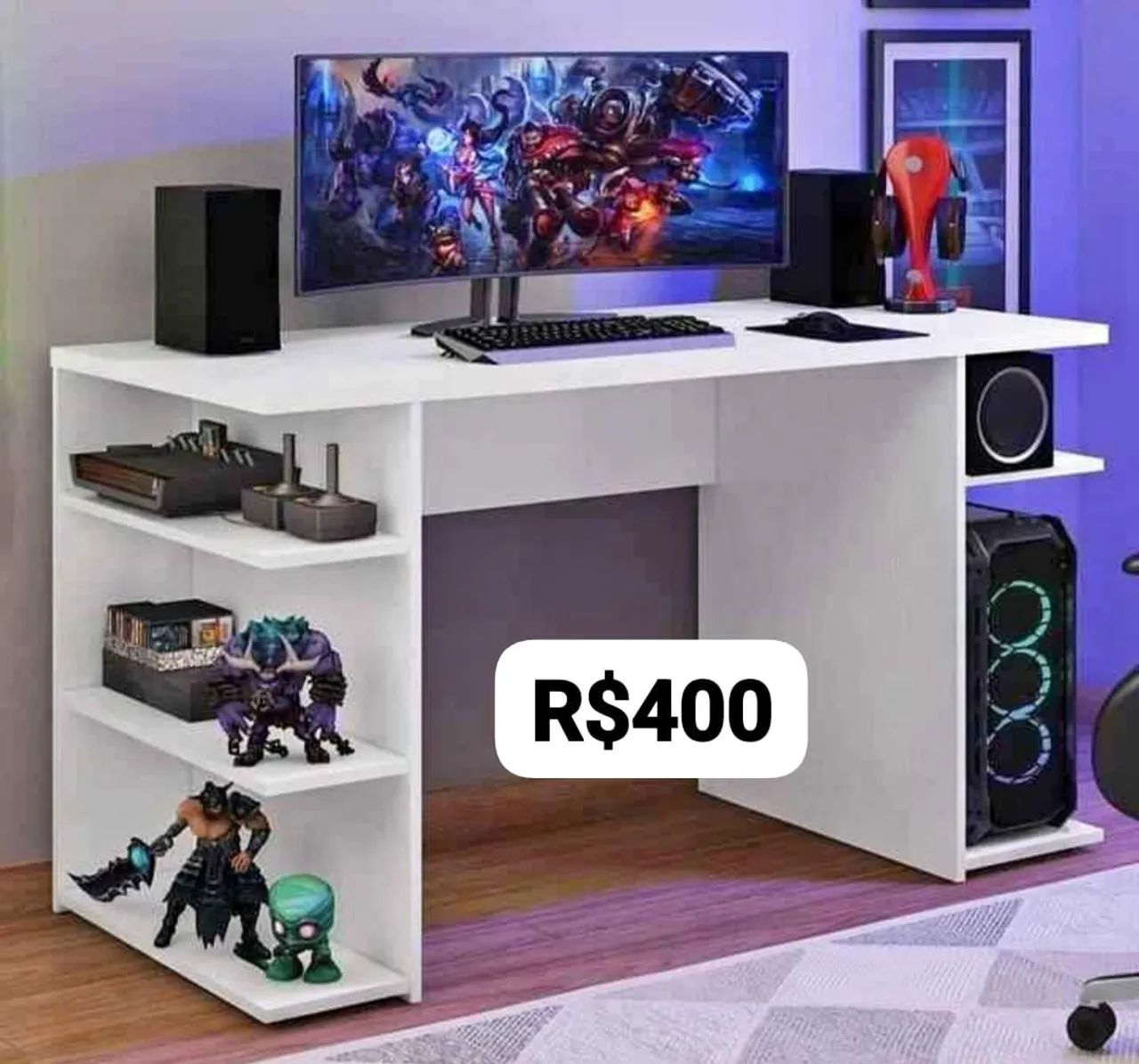 Escrivaninha MDF Nova  - Foto 4