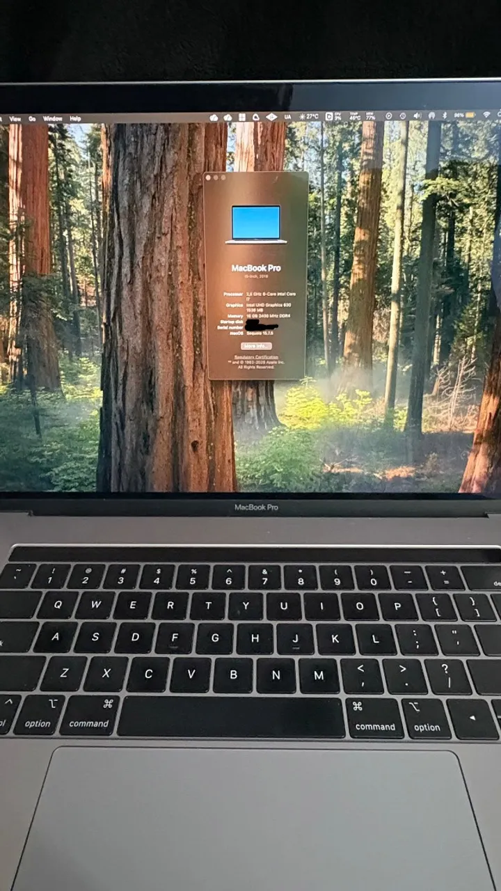macbook pro 15 2018