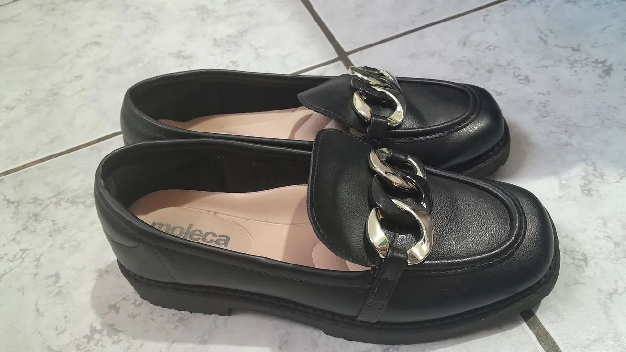 Sapato mocassim feminino Moleca