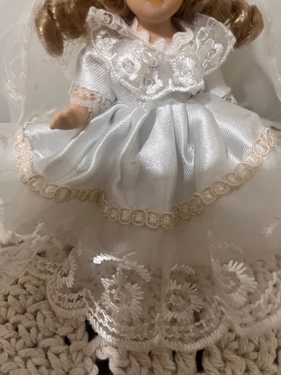 Boneca de porcelana antiga - Foto 3