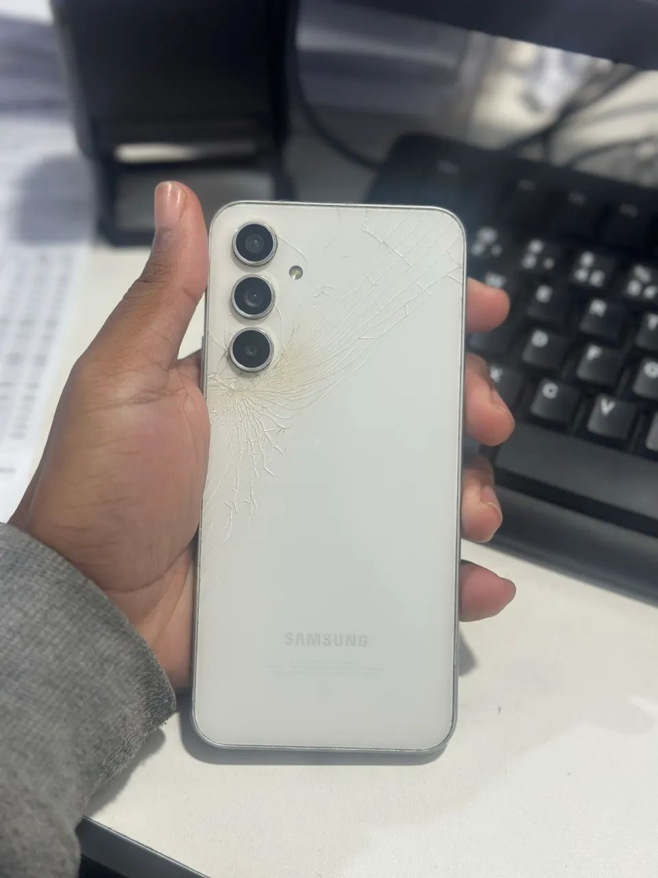Celular A54 5G 128GB Dual SIM Branco - Funcionando Perfeitamente - Foto 3