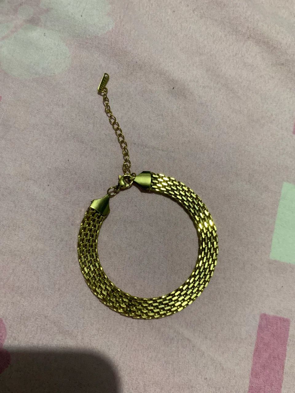 Pulseira banhada a Ouro 18k NOVO - Foto 3