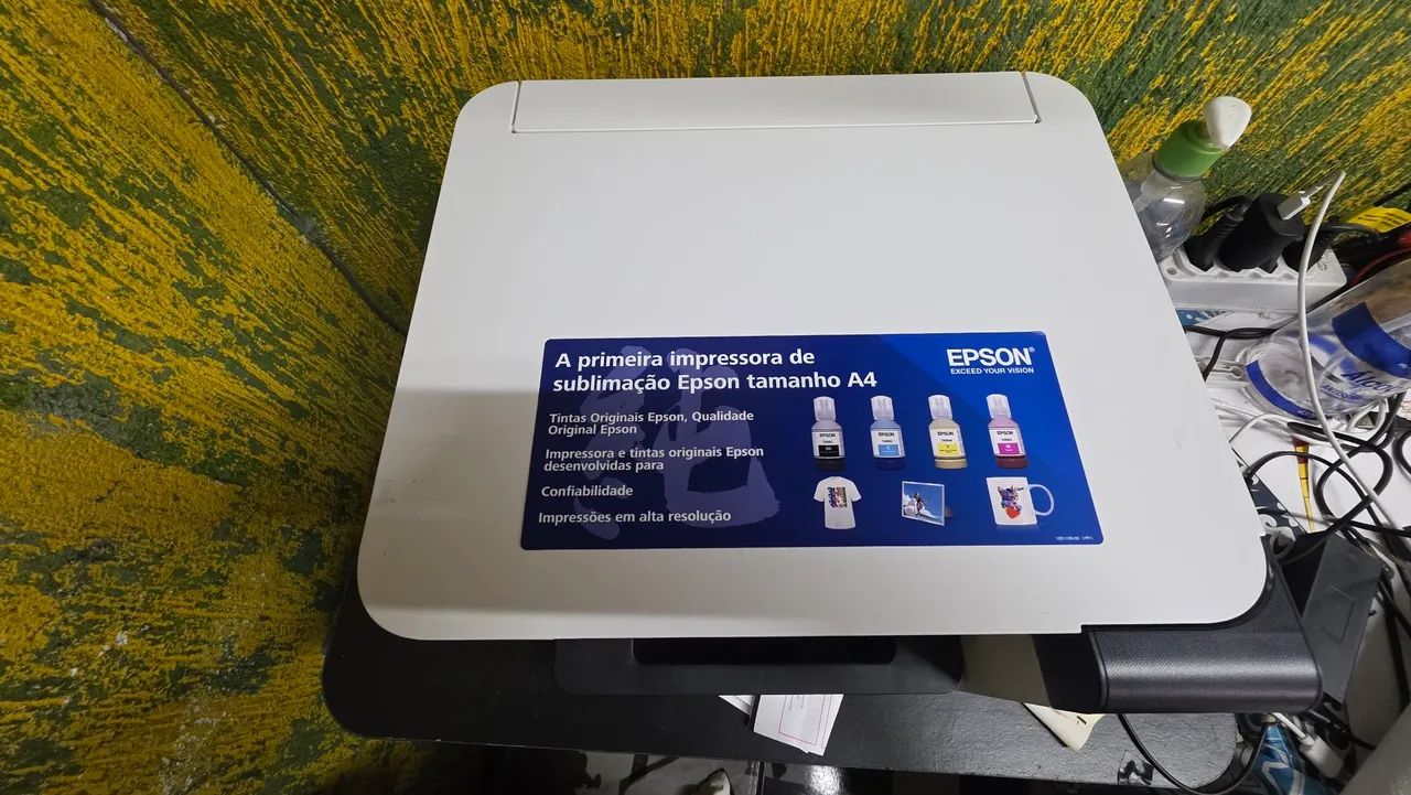 Impressora Epson F170 + prensa para caneca - Foto 4