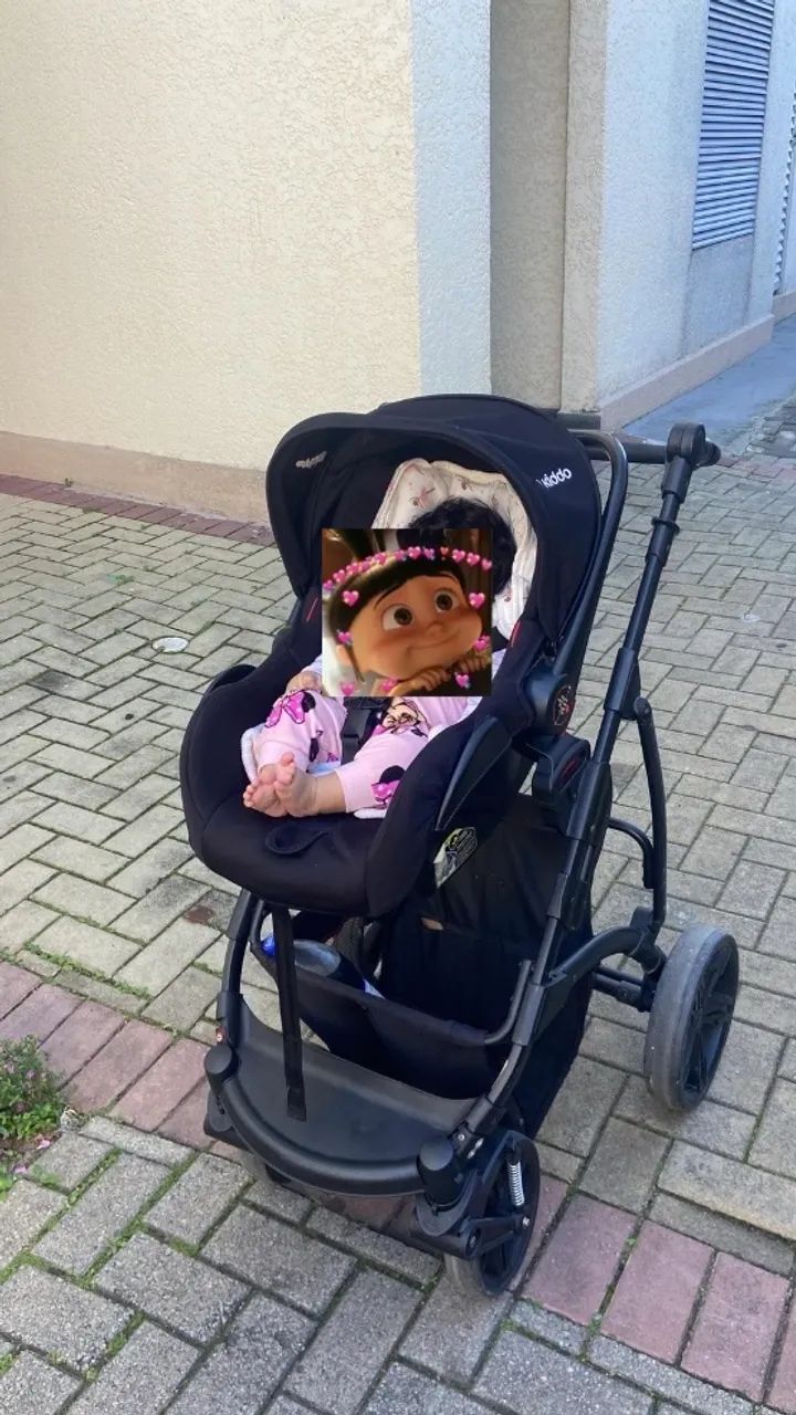 Carrinho Moisés com bebê conforto  - Foto 5
