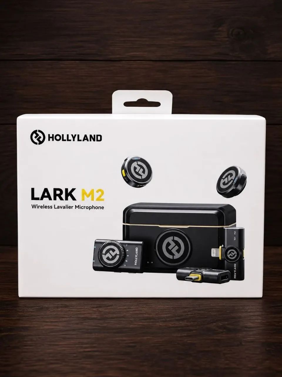 Microfone de lapela Hollywood lark, m2 kit - novo 